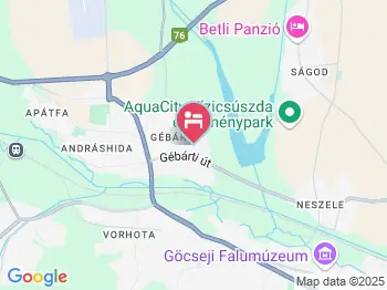 Zsuzsi Vendégház Zalaegerszeg a térképen