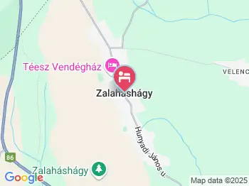 Sasfészek Ifjusági Szálló Zalaháshágy a térképen