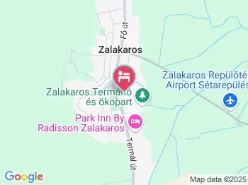 Akácfa 13 Apartmanház Zalakaros a térképen