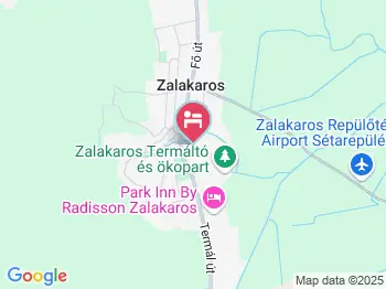 Akácfa Apartmanház Zalakaros a térképen