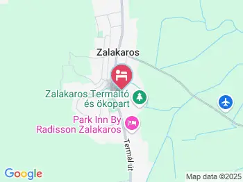 Akácfa BB Zalakaros a térképen