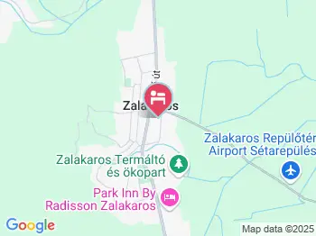 Aquagold Apartman Zalakaros a térképen