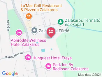 AquaLITA Apartman Zalakaros a térképen