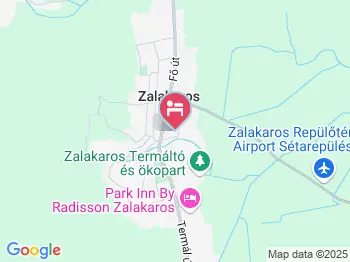Cédrus Apartman Zalakaros a térképen