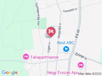 Éva Apartman Zalakaros a térképen