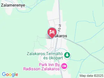 Franz Pension Zalakaros a térképen