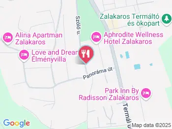 Friskó Panzió étterme Zalakaros a térképen