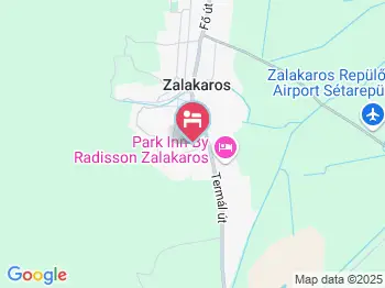 Friskó Panzió Zalakaros a térképen