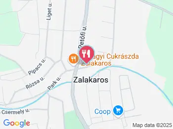 Friskó Vendéglő Zalakaros a térképen