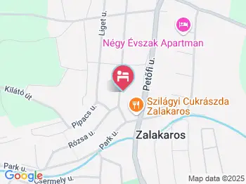 Gabriell Vendégház Zalakaros a térképen