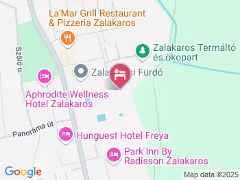 Golden Ball Apartman Zalakaros a térképen