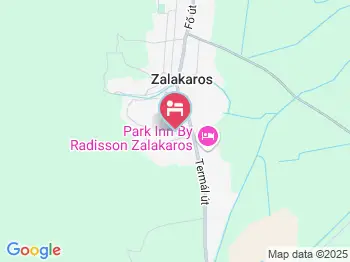 Hajni Háza Zalakaros a térképen