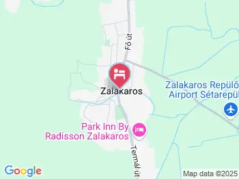 Halász Apartman Zalakaros a térképen
