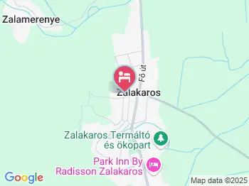 Haus Ildi Zalakaros a térképen