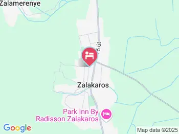 Hegyalja Apartman Zalakaros a térképen