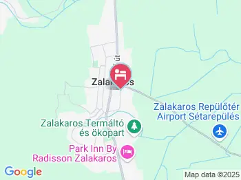 Herkules Apartman Zalakaros a térképen