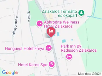 Hunguest Hotel Freya Zalakaros a térképen