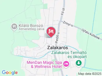 Jankó Apartmanház Zalakaros a térképen