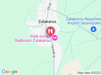 Juliska Csárda Zalakaros a térképen