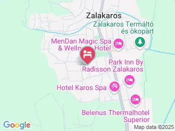 Karos Relax Panzió Zalakaros a térképen