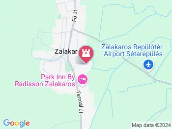 Kerékpáros Centrum Zalakaros a térképen