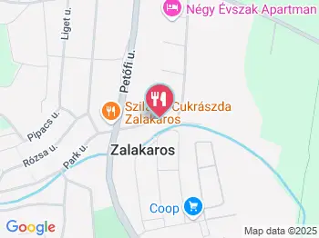 Koma Étterem & Pizzéria Zalakaros a térképen