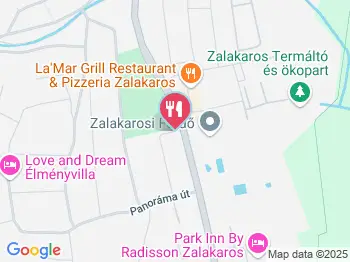 Korinthosz Étterem Zalakaros a térképen