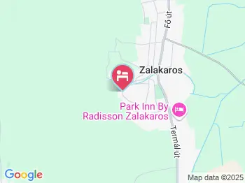 Mismás Panzió Zalakaros a térképen