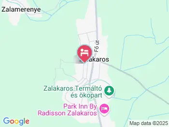 Muskátli Apartmanház Zalakaros a térképen