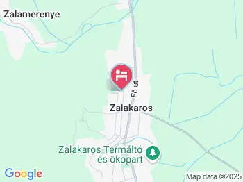 Napraforgó Apartmanház Zalakaros a térképen