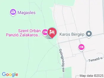 Szent Orbán Panzió Zalakaros - Kutyabarát apartmanok Zalakaros a térképen