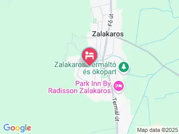 Rubin Apartman Zalakaros a térképen