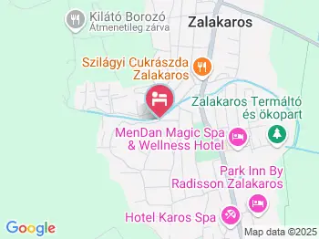 Rubin Apartman Zalakaros a térképen