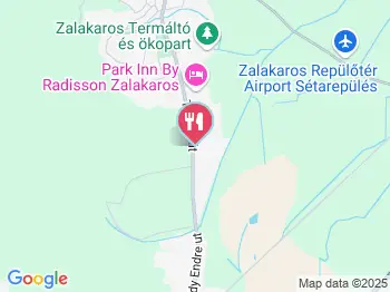 Fürdő Hotel étterme Zalakaros a térképen