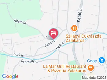 Szabó Apartmanház Zalakaros a térképen