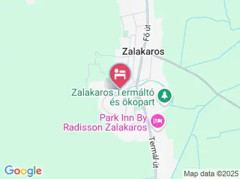 Tulipán Apartmanház Zalakaros a térképen