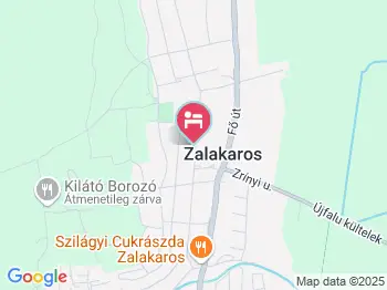 Vali Apartman Zalakaros a térképen