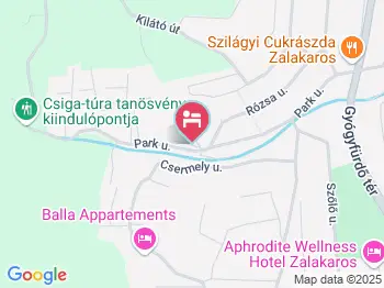 Villa Orgona Zalakaros a térképen