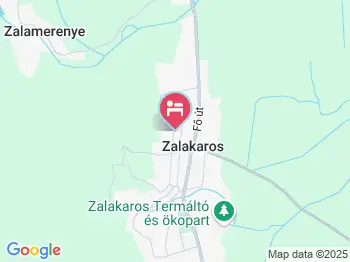 Zsuzsi Apartman Zalakaros a térképen