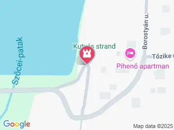 Borostyán-tavi kutyastrand Zalalövő a térképen