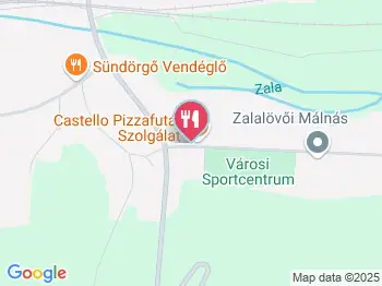 Castello Pizzafutár Szolgálat Zalalövő a térképen