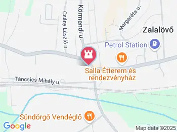 Szent László király plébániatemplom Zalalövő a térképen