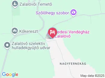 Dedesi Vendégház Zalalövő a térképen