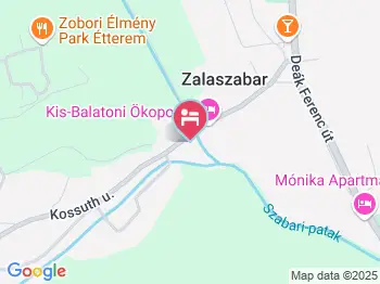 Kis-Balatoni Ökoporta Zalaszabar a térképen