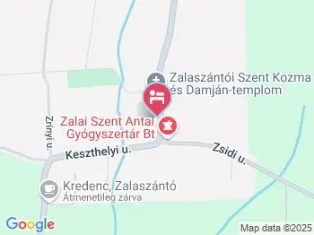 St. Vendel Camping Zalaszántó a térképen