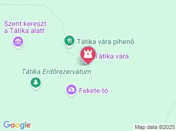 Tátika-vár Zalaszántó a térképen