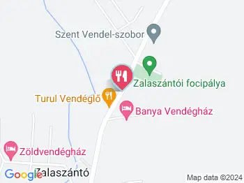 Turul Vendéglő Zalaszántó a térképen