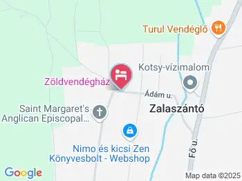 Zöld Vendégház Zalaszántó a térképen