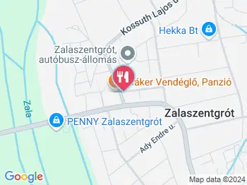 Deák Cukrászda Zalaszentgrót a térképen