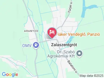 Kis-Korona Panzió Zalaszentgrót a térképen